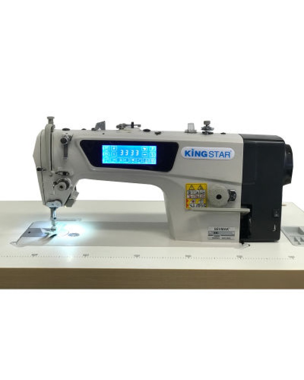 Kingstar SK-777-D4 Kafadan Motorlu Elektronik Düz Dikiş Makinası (Kapalı Karter)
