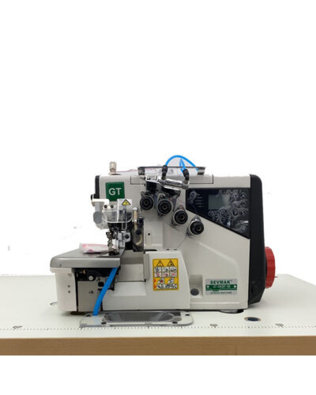 Sevmak GT-04UBT-BK 4 İplik Kıstırmalı Tam Otomatik Akıllı İplik Kesicili Hava Sistemli Overlok Makinası