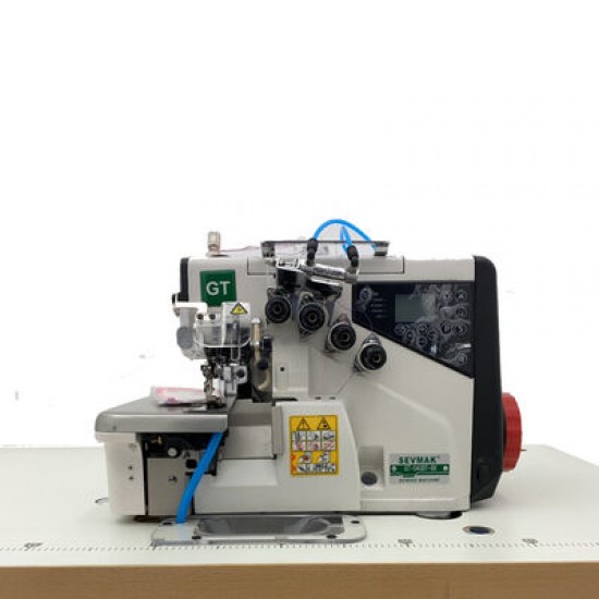 Sevmak GT-04UBT-BK 4 İplik Kıstırmalı Tam Otomatik Akıllı İplik Kesicili Hava Sistemli Overlok Makinası Sevmak GT-04UBT-BK 4 İplik Kıstırmalı Tam Otomatik Akıllı İplik Kesicili Hava Sistemli Overlok Makinası