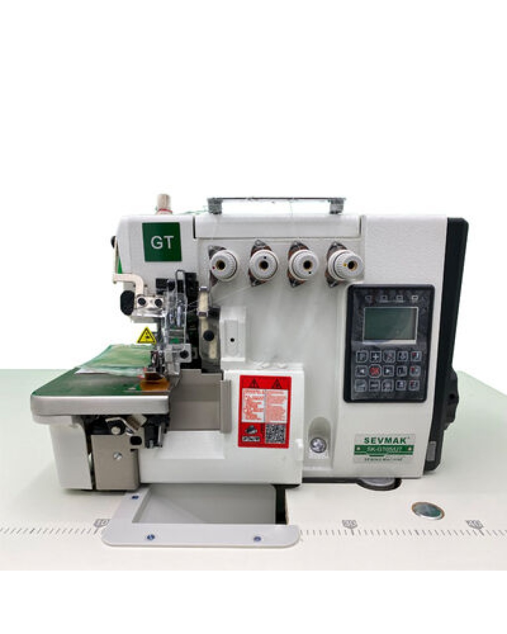 Sevmak SK-05GT-UBT 5 İplik Tam Otomatik Akıllı Elektrikli İplik Kesicili Overlok Makinası