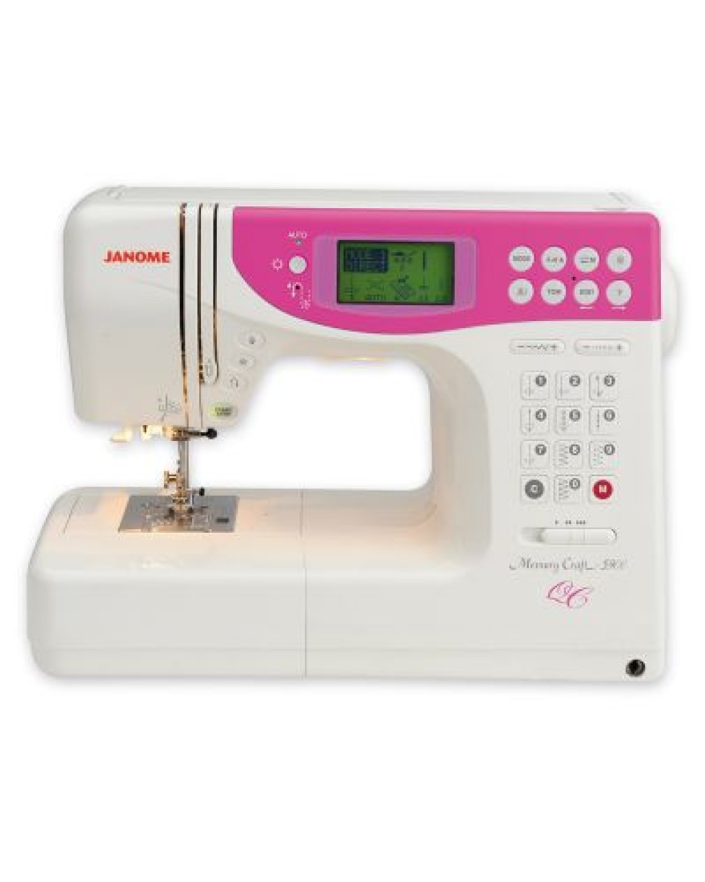 Janome MC 5900 Elektronik Dikiş, Nakış Piko Makinesi - Uzatma Tablalı