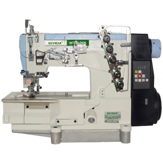 Sevmak SK-3500-03UBT Kafadan Motorlu İplik Kesicili Etek Reçme Makinası Sevmak SK-3500-03UBT Kafadan Motorlu İplik Kesicili Etek Reçme Makinası