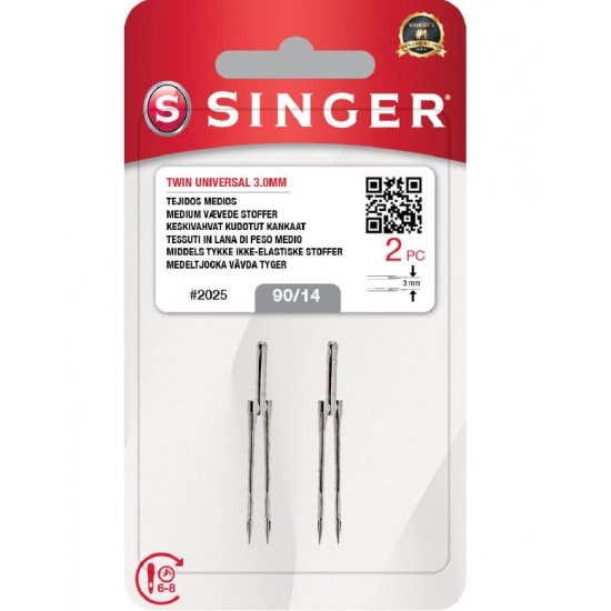Singer Çift İğne 3mm ( 90/14)