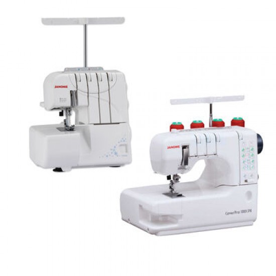 Janome TR3000 Overlok Makinesi ve 1000CPX Reçme Makinesi Janome TR3000 Overlok Makinesi ve 1000CPX Reçme Makinesi